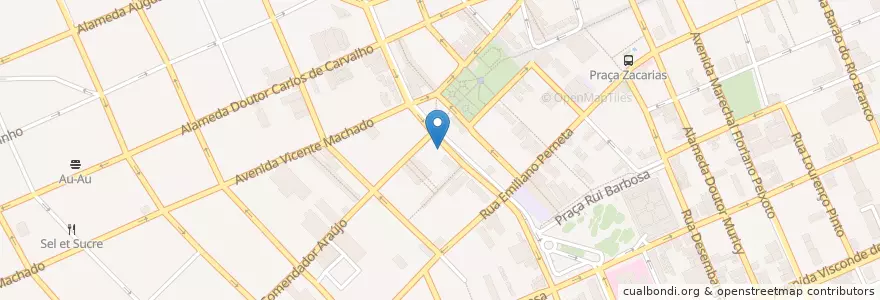 Mapa de ubicacion de X-Bom en 巴西, 南部, 巴拉那, Região Geográfica Intermediária De Curitiba, Região Metropolitana De Curitiba, Microrregião De Curitiba, 库里蒂巴.
