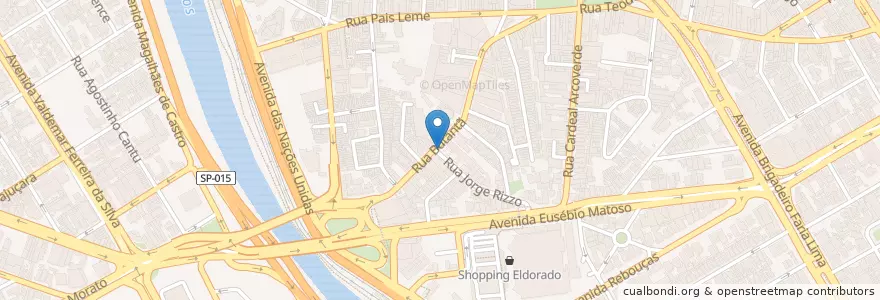 Mapa de ubicacion de Butantã Grill en 브라질, 남동지방, 상파울루, Região Geográfica Intermediária De São Paulo, Região Metropolitana De São Paulo, Região Imediata De São Paulo, 상파울루.