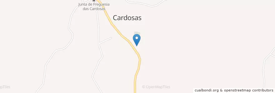 Mapa de ubicacion de Cardosas en Португалия, Лиссабон, Центральный Регион, Oeste, Arruda Dos Vinhos, Cardosas.