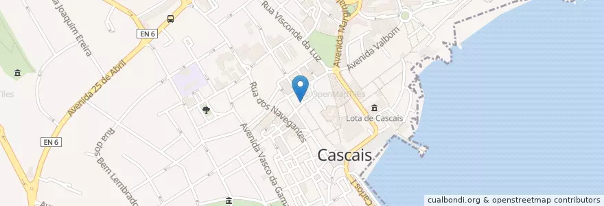 Mapa de ubicacion de Polvo Vadio en Portugal, Metropolregion Lissabon, Lissabon, Großraum Lissabon, Cascais, Cascais E Estoril.