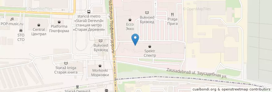 Mapa de ubicacion de Элекснет en Russia, Northwestern Federal District, Leningrad Oblast, Saint Petersburg, Приморский Район, Округ Озеро Долгое.
