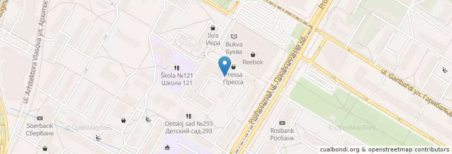 Mapa de ubicacion de Аптека №55 en روسیه, Центральный Федеральный Округ, Москва, Юго-Западный Административный Округ.