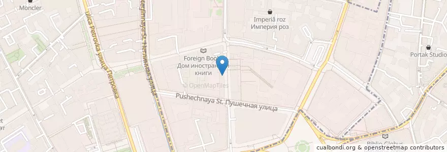 Mapa de ubicacion de Frank en Rusia, Distrito Federal Central, Москва, Distrito Administrativo Central, Тверской Район.