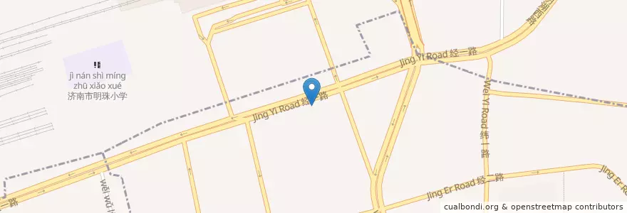 Mapa de ubicacion de 御·唐景包子铺 en الصين, شاندونغ, 济南市, 天桥区, 大观园街道.