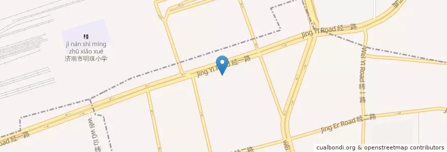 Mapa de ubicacion de 醉得意 en چین, شاندونگ, 济南市, 天桥区, 大观园街道.