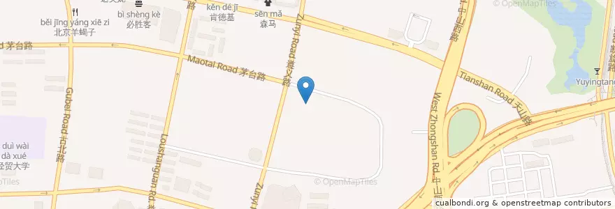 Mapa de ubicacion de 小小地球少儿英语专家 en Çin, Şanghay, Changning.