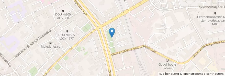Mapa de ubicacion de Ригла en Russia, Distretto Federale Centrale, Москва, Центральный Административный Округ, Басманный Район.