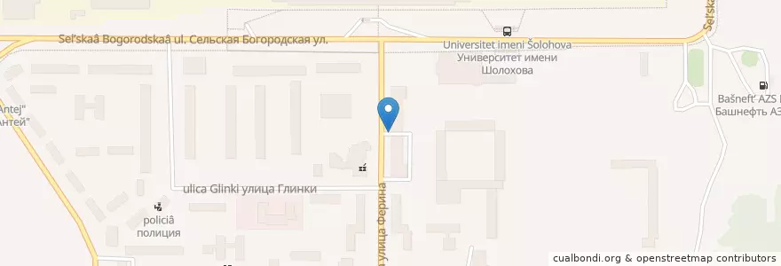 Mapa de ubicacion de Вау en Rússia, Приволжский Федеральный Округ, Башкортостан, Городской Округ Уфа.