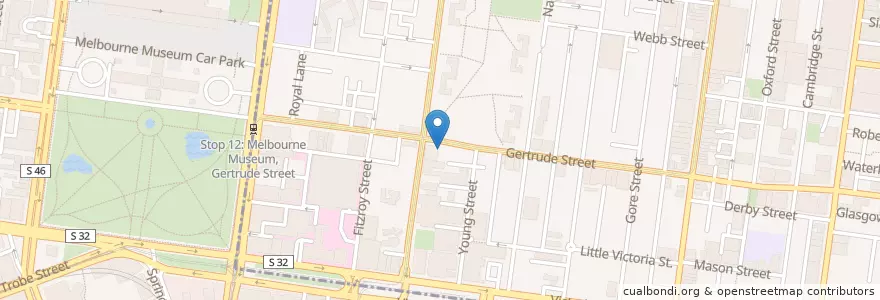 Mapa de ubicacion de Auntie Mai's en Australia, Victoria.