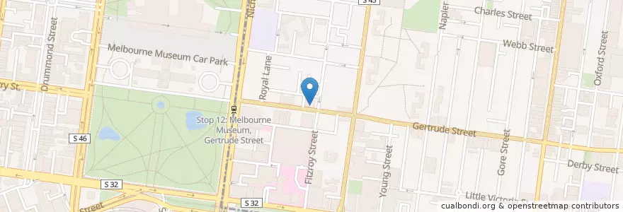Mapa de ubicacion de Cutler & Co. en Avustralya, Victoria.