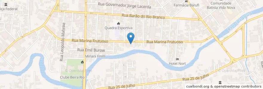 Mapa de ubicacion de Hiroshi Sushi en Brazilië, Regio Zuid, Santa Catarina, Região Geográfica Intermediária De Joinville, Microrregião De Joinville, Jaraguá Do Sul.