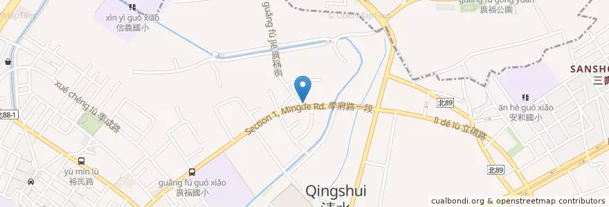 Mapa de ubicacion de 燒肉眾 en Tayvan, 新北市, 土城區.
