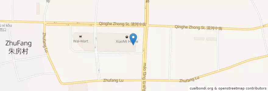 Mapa de ubicacion de 海底捞火锅 en الصين, بكين, خبي, 海淀区.