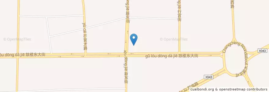 Mapa de ubicacion de 海底捞火锅 en 中国, 北京市, 河北省, 密云区, 鼓楼街道.