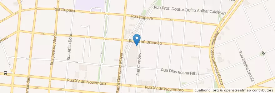 Mapa de ubicacion de Au Au en Brezilya, Güney Bölgesi, Paraná, Região Geográfica Intermediária De Curitiba, Região Metropolitana De Curitiba, Microrregião De Curitiba, Curitiba.
