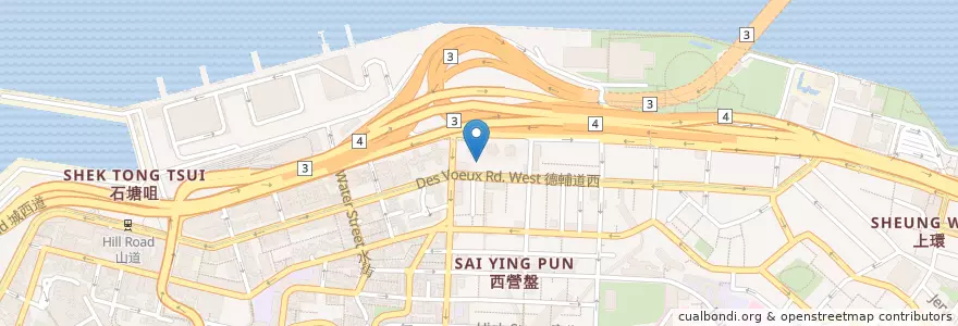 Mapa de ubicacion de Hong Kong Harmonica Academy en 中国, 广东省, 香港, 香港島, 新界, 中西區.