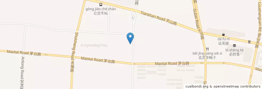 Mapa de ubicacion de 益丰大药房 en China, Xangai, 长宁区.