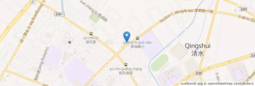 Mapa de ubicacion de 錢都日式涮涮鍋 en تایوان, 新北市, 土城區.