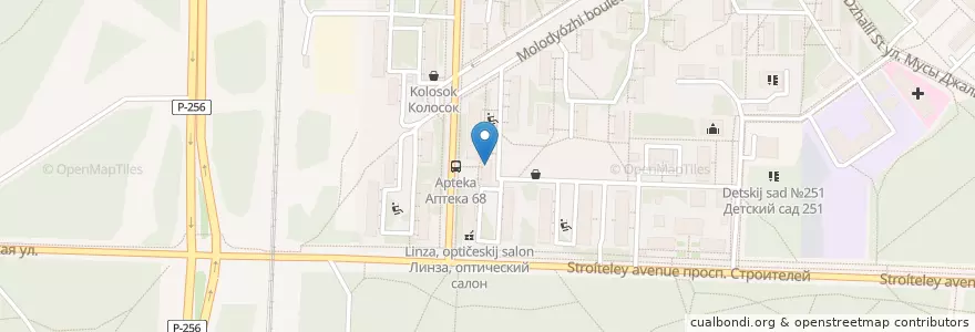 Mapa de ubicacion de Дентал-сервис en Rusia, Сибирский Федеральный Округ, Wilayah Novosibirsk, Городской Округ Новосибирск.
