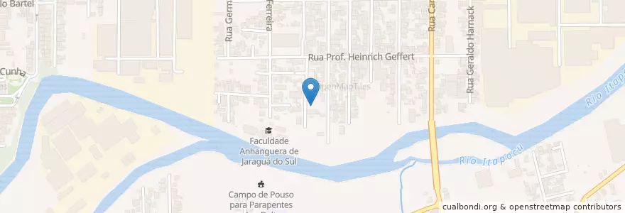 Mapa de ubicacion de Comércio de Sucatas Mader en برزیل, منطقه جنوب برزیل, سانتا کاتارینا, Região Geográfica Intermediária De Joinville, Microrregião De Joinville, Jaraguá Do Sul.