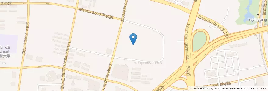 Mapa de ubicacion de 阿香米线 en Chine, Shanghai, District De Changning.