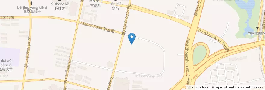 Mapa de ubicacion de Jolie House en China, Shanghái, Changning.