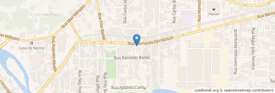 Mapa de ubicacion de Auto Posto Neto Reinke Ltda en Бразилия, Южный Регион, Санта-Катарина, Região Geográfica Intermediária De Joinville, Microrregião De Joinville, Jaraguá Do Sul.
