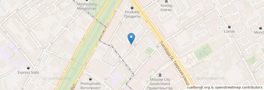 Mapa de ubicacion de Baby Club en Россия, Центральный Федеральный Округ, Москва, Центральный Административный Округ, Тверской Район.