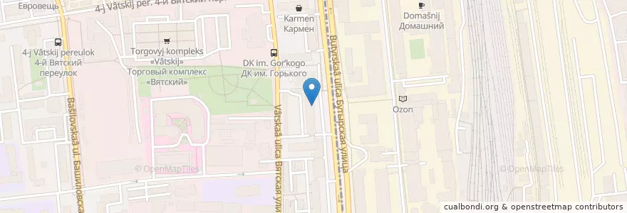 Mapa de ubicacion de Почта Банк en Rússia, Distrito Federal Central, Москва, Северный Административный Округ.