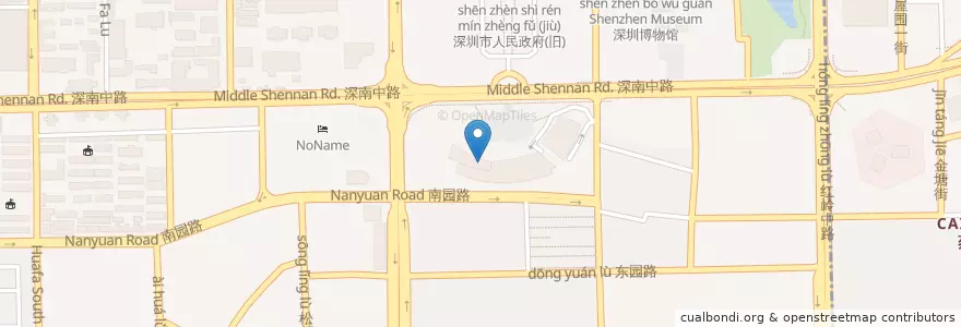 Mapa de ubicacion de 海底捞火锅 en Chine, Guangdong, Shenzhen, 福田区.