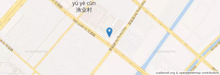 Mapa de ubicacion de 海底捞火锅 en 中国, 广东省, 深圳市, 宝安区.