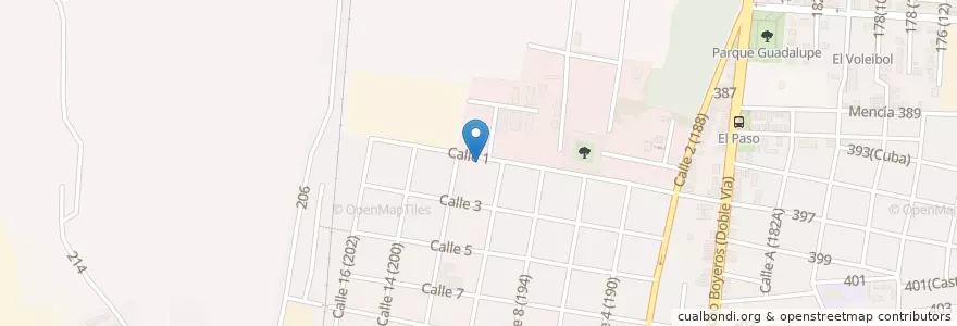 Mapa de ubicacion de Centro Comunitario Salud Mental, Boyero en Kuba, Havanna, Boyeros.