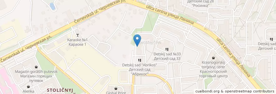 Mapa de ubicacion de Азбука en ロシア, 中央連邦管区, モスクワ州, Городской Округ Красногорск.
