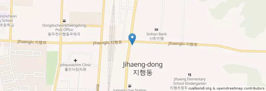 Mapa de ubicacion de 맥도널드 동두천지행DT점 en Korea Selatan, Gyeonggi, 동두천시.