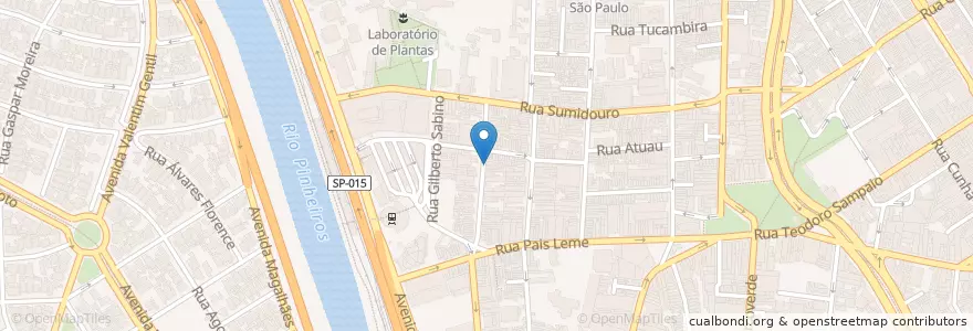 Mapa de ubicacion de A Muqueca en Brasil, Região Sudeste, São Paulo, Região Geográfica Intermediária De São Paulo, Região Metropolitana De São Paulo, Região Imediata De São Paulo, São Paulo.