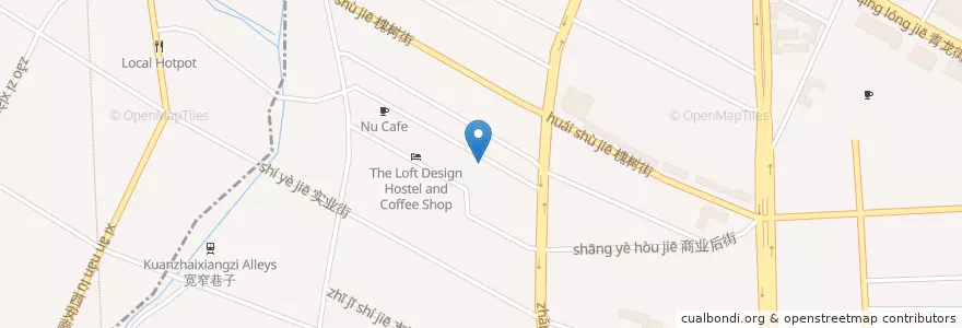 Mapa de ubicacion de TukTuk en China, Sichuan, 成都市, 青羊区, 少城街道.