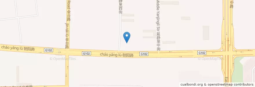 Mapa de ubicacion de 海底捞火锅 en چین, پکن, هبئی, 朝阳区 / Chaoyang.