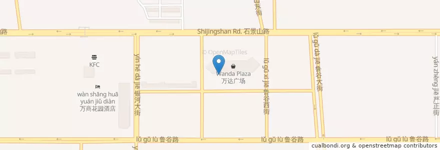 Mapa de ubicacion de 海底捞火锅 en 中国, 北京市, 河北省, 石景山区.