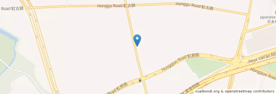 Mapa de ubicacion de 大龍燚 en 中国, 上海市, 長寧区.