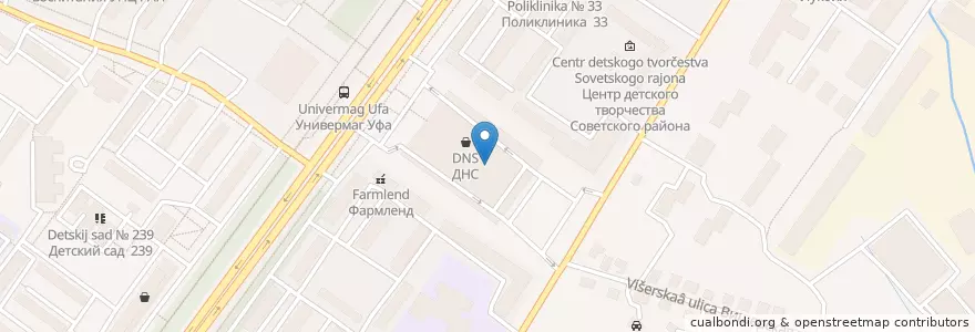 Mapa de ubicacion de Coffee Like en Rusland, Приволжский Федеральный Округ, Basjkirostan, Городской Округ Уфа.