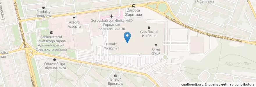 Mapa de ubicacion de Coffee Like en ロシア, 沿ヴォルガ連邦管区, ニジニ・ノヴゴロド州, ニジニ・ノヴゴロド管区.