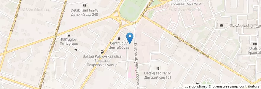 Mapa de ubicacion de Coffee Like en Rusya Federasyonu, Приволжский Федеральный Округ, Nijniy Novgorod Oblastı, Городской Округ Нижний Новгород.