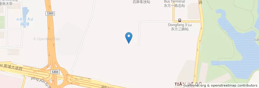 Mapa de ubicacion de 天园派出所 en Çin, Guangdong, 广州市, 天河区, 天园街道.