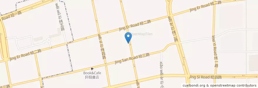 Mapa de ubicacion de 商河老豆腐 en 中国, ツャントン;山東, チーナン;済南市, 市中区, 大观园街道.