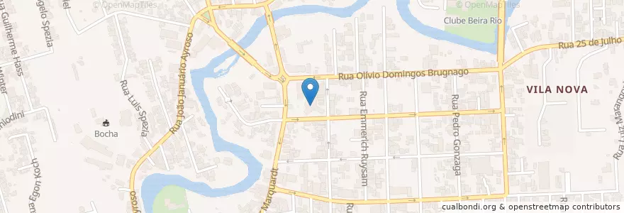 Mapa de ubicacion de Fórum Doutor João Thomaz Marcondes de Mattos en Brasil, Región Sur, Santa Catarina, Região Geográfica Intermediária De Joinville, Microrregião De Joinville, Jaraguá Do Sul.