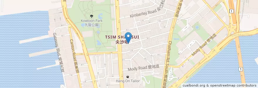 Mapa de ubicacion de McDonald's en China, Guangdong, Hong Kong, Kowloon, New Territories, Yau Tsim Mong District.