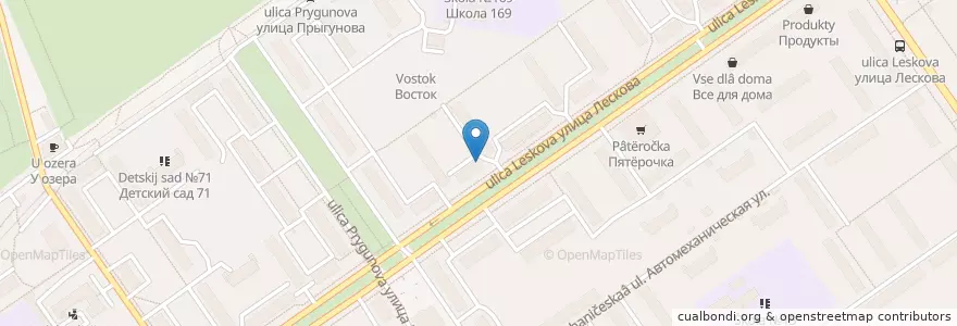 Mapa de ubicacion de Родина en Russia, Circondario Federale Del Volga, Нижегородская Область, Городской Округ Нижний Новгород.