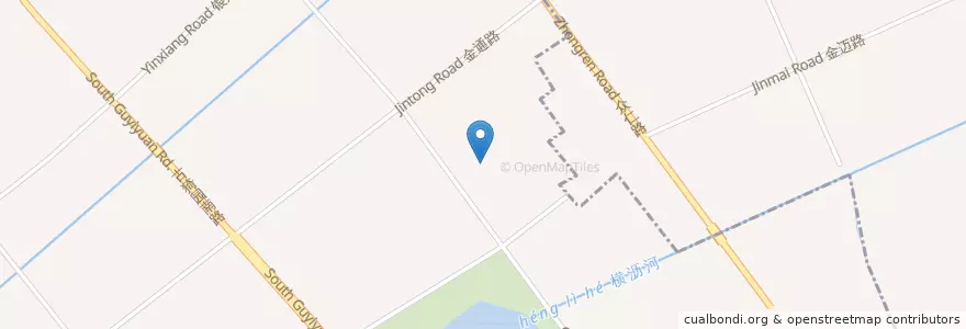 Mapa de ubicacion de 上海师范大学附属嘉定小学 en 중국, 상하이, 자딩구.