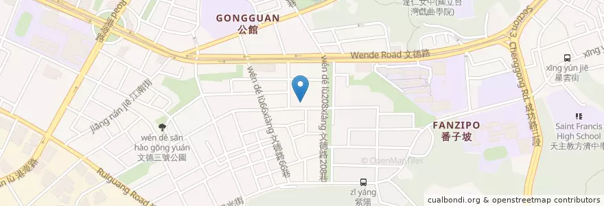 Mapa de ubicacion de 子揚美語安親班 en Taiwan, New Taipei, Taipei, Neihu District.