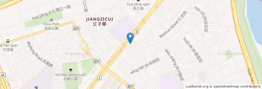Mapa de ubicacion de 85度C en Тайвань, Новый Тайбэй, 板橋區.